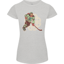 St Patricks Day Ice Hockey Womens Petite Cut T-Shirt