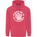 St Patricks Day Kiss Me Im a Little Bit Irish Childrens Kids Hoodie Heliconia