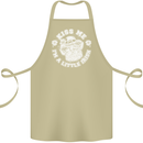St Patricks Day Kiss Me Im a Little Bit Irish Cotton Apron 100% Organic Khaki