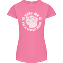 St Patricks Day Kiss Me Im a Little Bit Irish Womens Petite Cut T-Shirt Azalea