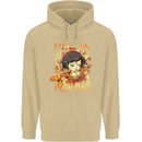 Stay Wild Moon Child Cancer Star Sign Zodiac Mens 80% Cotton Hoodie Sand