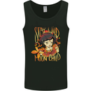 Stay Wild Moon Child Cancer Star Sign Zodiac Mens Vest Tank Top Black