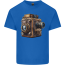 Steampunk Camera Photography Photographer Kids T-Shirt Childrens Royal Blue