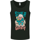 Stoner Granny Funny Weed Grandma Bong Mens Vest Tank Top Black