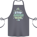 Stop Asking Now New Baby Pregnancy Pregnant Cotton Apron 100% Organic Steel