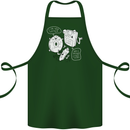 Storage Father Flash Drive CD ROM Floppy Cotton Apron 100% Organic Forest Green