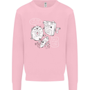 Storage Father Flash Drive CD ROM Floppy Kids Sweatshirt Jumper Light Pink