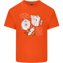 Storage Father Flash Drive CD ROM Floppy Kids T-Shirt Childrens Orange