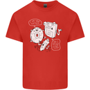 Storage Father Flash Drive CD ROM Floppy Kids T-Shirt Childrens Red