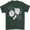 Storage Father Flash Drive CD ROM Floppy Mens T-Shirt 100% Cotton Forest Green