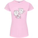 Storage Father Flash Drive CD ROM Floppy Womens Petite Cut T-Shirt Light Pink