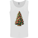 Strawberry Christmas Tree Xmas Mens Vest Tank Top White