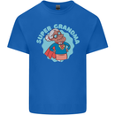 Super Grandma Funny Grandparents Day Kids T-Shirt Childrens Royal Blue