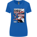 Sushi Womens Wider Cut T-Shirt Royal Blue