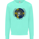 Sweden Bodybuilding Flag Gym Training Swedish Kids Sweatshirt Jumper Peppermint