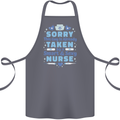 Taken By a Smart Nurse Funny Valentines Day Cotton Apron 100% Organic Steel