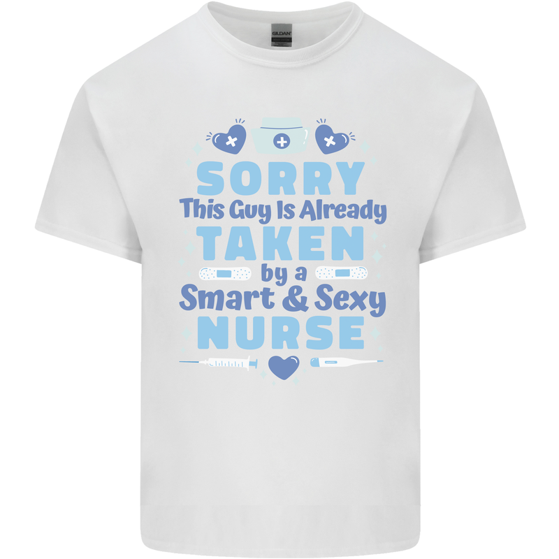Taken By a Smart Nurse Funny Valentines Day Kids T-Shirt Childrens White