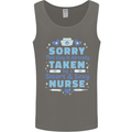 Taken By a Smart Nurse Funny Valentines Day Mens Vest Tank Top Charcoal