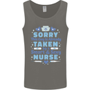 Taken By a Smart Nurse Funny Valentines Day Mens Vest Tank Top Charcoal