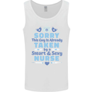 Taken By a Smart Nurse Funny Valentines Day Mens Vest Tank Top White