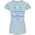 Taken By a Smart Nurse Funny Valentines Day Womens Petite Cut T-Shirt Light Blue