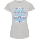 Taken By a Smart Nurse Funny Valentines Day Womens Petite Cut T-Shirt Sports Grey