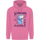 Technically the Glass is Always Full Science Geek Childrens Kids Hoodie Azalea