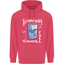 Technically the Glass is Always Full Science Nerd Childrens Kids Hoodie Heliconia