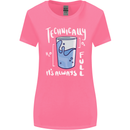 Technically the Glass is Always Full Science Nerd Womens Wider Cut T-Shirt Azalea