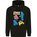 The Camera Sutra Funny Photography Photographer Childrens Kids Hoodie Black