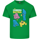 The Camera Sutra Funny Photography Photographer Kids T-Shirt Childrens Irish Green