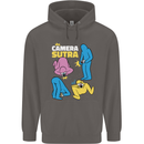 The Camera Sutra Funny Photography Photographer Mens 80% Cotton Hoodie Charcoal