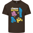 The Camera Sutra Funny Photography Photographer Mens Cotton T-Shirt Tee Top Dark Chocolate