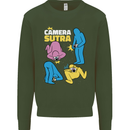 The Camera Sutra Funny Photography Photographer Mens Sweatshirt Jumper Forest Green