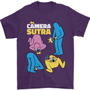 The Camera Sutra Funny Photography Photographer Mens T-Shirt 100% Cotton Purple