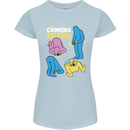 The Camera Sutra Funny Photography Photographer Womens Petite Cut T-Shirt Light Blue