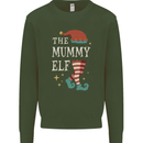 The Mummy Elf Funny Christmas Xmas Mens Sweatshirt Jumper Forest Green