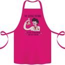 The Science Method Funny Chemistry Geek Cotton Apron 100% Organic Pink