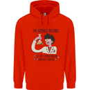 The Science Method Funny Chemistry Geek Mens 80% Cotton Hoodie Bright Red