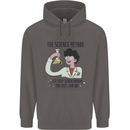 The Science Method Funny Chemistry Geek Mens 80% Cotton Hoodie Charcoal