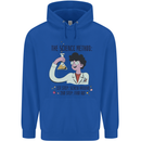 The Science Method Funny Chemistry Geek Mens 80% Cotton Hoodie Royal Blue