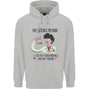 The Science Method Funny Chemistry Geek Mens 80% Cotton Hoodie Sports Grey