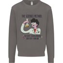 The Science Method Funny Chemistry Geek Mens Sweatshirt Jumper Charcoal