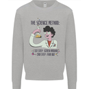 The Science Method Funny Chemistry Geek Mens Sweatshirt Jumper Sports Grey