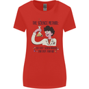 The Science Method Funny Chemistry Geek Womens Wider Cut T-Shirt Red