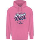 The Struggle is Real Fishing Fisherman Funny Mens 80% Cotton Hoodie Azelea