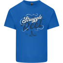The Struggle is Real Fishing Fisherman Funny Mens Cotton T-Shirt Tee Top Royal Blue