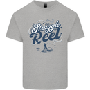 The Struggle is Real Fishing Fisherman Funny Mens Cotton T-Shirt Tee Top Sports Grey