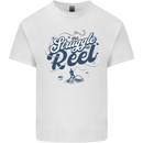 The Struggle is Real Fishing Fisherman Funny Mens Cotton T-Shirt Tee Top White