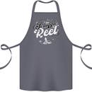 The Struggle is Real Funny Fisherman Fishing Cotton Apron 100% Organic Steel